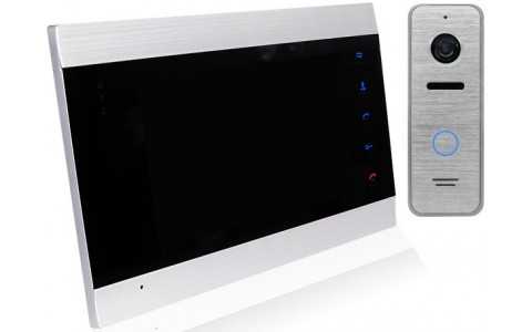 Комплект Major Verta Black Lux Silver видеодомофона