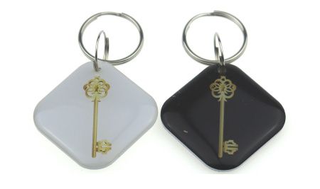 Заготовка RFID (H2) "золотой ключ" брелок