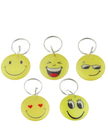 Заготовка RFID (H2) Смайл брелок 35 мм