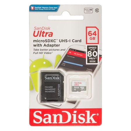 Карта памяти micro SD 64ГБ