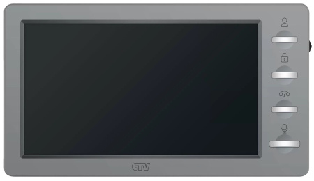 Монитор видеодомофона CTV-M3702 Gamma (дымчатый)