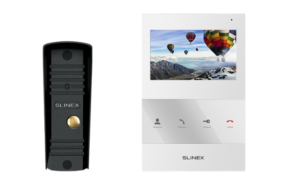 Комплект Slinex SQ-04M вызывная панель Slinex ML-16HR видеодомофона