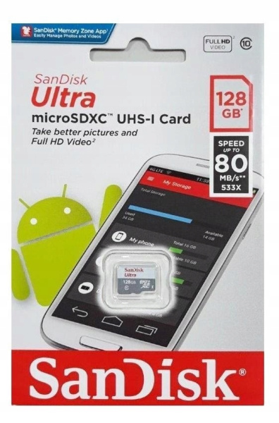 Карта памяти micro SD 128ГБ