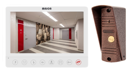 Комплект Major Alfa SD и панель Major Classic видеодомофона