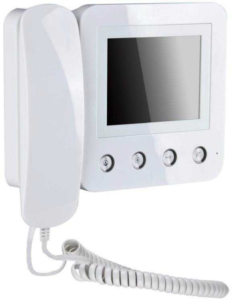 Монитор Kenwei KW-E400C (черный, белый) видеодомофона