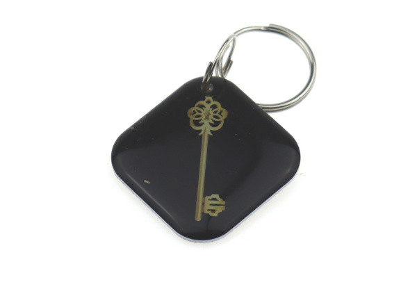 Заготовка RFID (H2) "Черный ключ" брелок