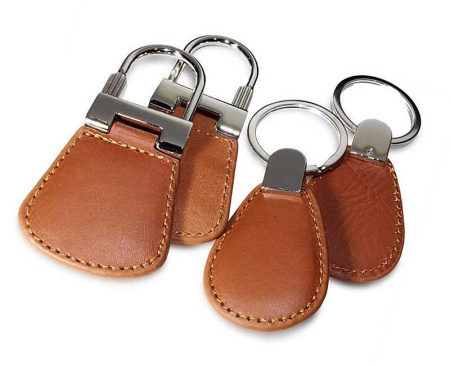 Заготовка RFID (H2) кожа натуральная брелок