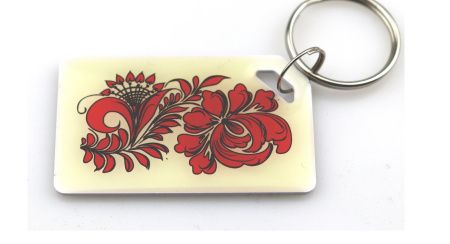 Заготовка RFID (H2) "Узоры 1" брелок