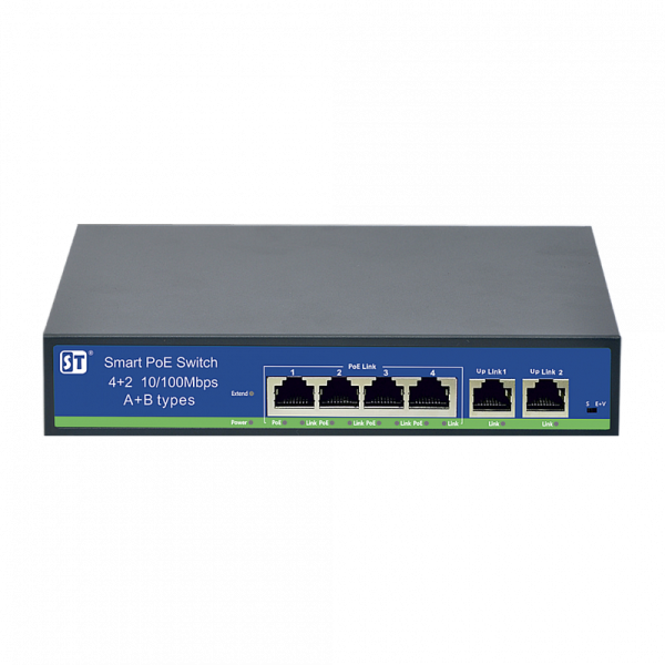 Коммутатор ST-S44POE (2М/78W/АВ)