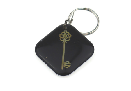 Заготовка RFID (H2) "Черный ключ" брелок