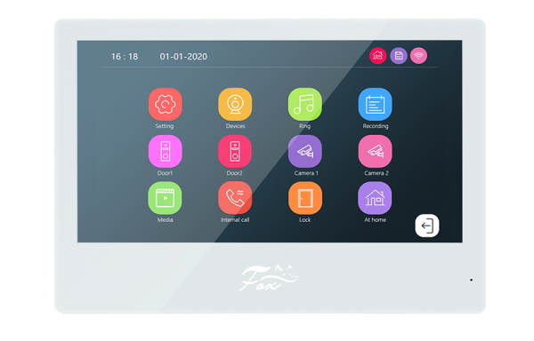 Монитор Fox FX-HVD100F (МАЛАХИТ 10) видеодомофона