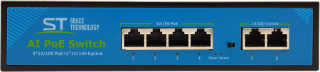 Коммутатор ST-S140POE (2М/100W/А) PRO резервируемый