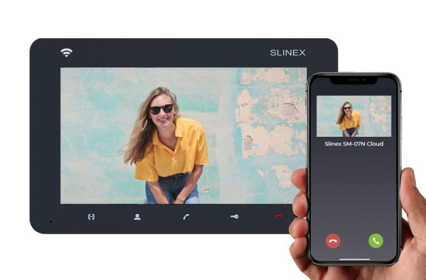 Монитор Slinex SM-07N Cloud видеодомофона