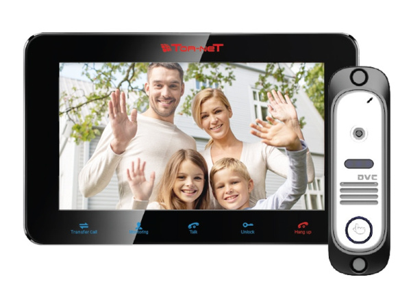 Комплект Tor-net TR-29M W/414S (белый, черный) видеодомофона