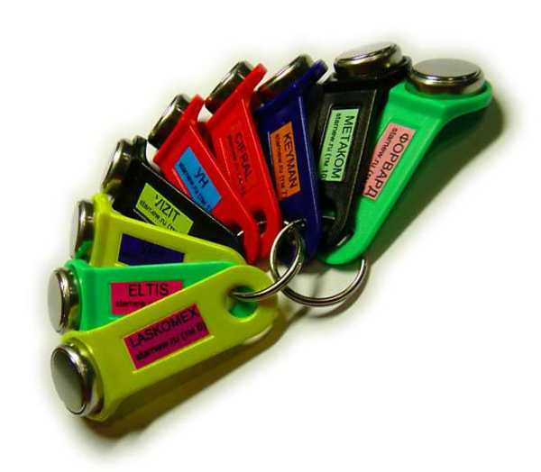 Комплект УК-9 универсальных ключей для домофона