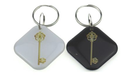 Заготовка RFID (H2) "золотой ключ" брелок