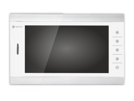 Монитор видеодомофона Optimus VMH-10.1 AHD (белый, золото, серый)