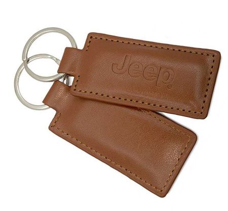 Заготовка RFID (H2) кожаный "Jeep" брелок