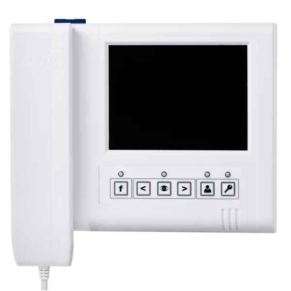 Монитор видеодомофона ELTIS VM500-5.1CLM координатный (белый, серый, золото)