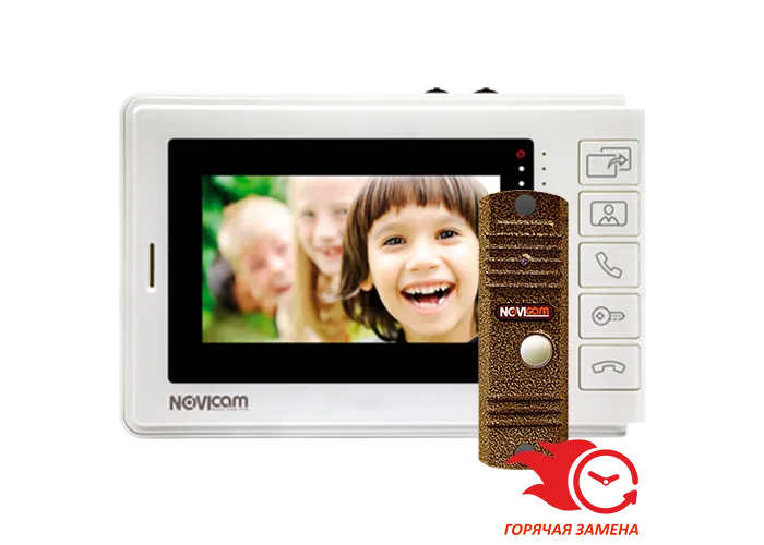 Комплект Novicam SMILE 7 HD KIT видеодомофона