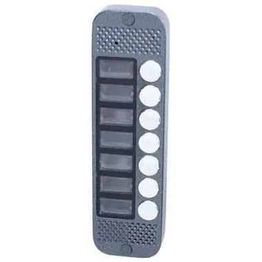 Панель JSB Systems JSB V087K PAL (медь, серебро, бронза, черный, белый, серый, золото, синий) вызывная  на 7 абонентов для домофона