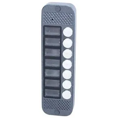 Панель JSB Systems JSB V087K PAL (медь, серебро, бронза, черный, белый, серый, золото, синий) вызывная  на 7 абонентов для домофона