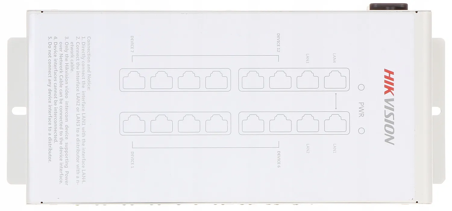 Коммутатор Hikvision DS-KAD612